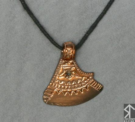Секира Перуна (вариант 2) из бронзы